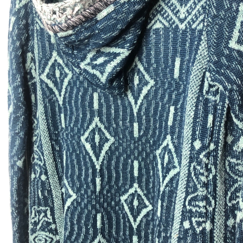 Free People Kai Pom Pom Hooded Cardigan Size XS - Picture 9 of 10